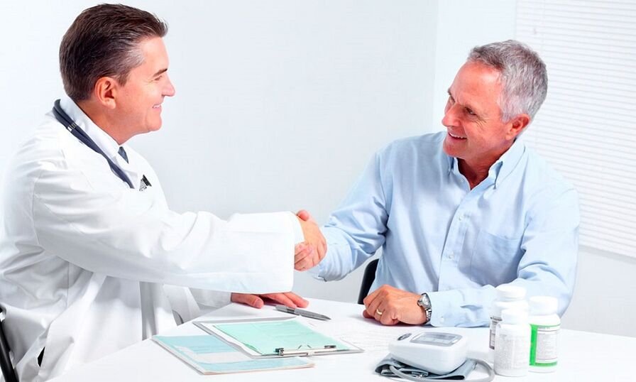 Spezielle Beratung mit Prostatitis